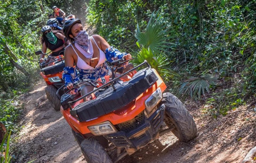 ATV DRIVING , CENOTE AND ZIPLINES
