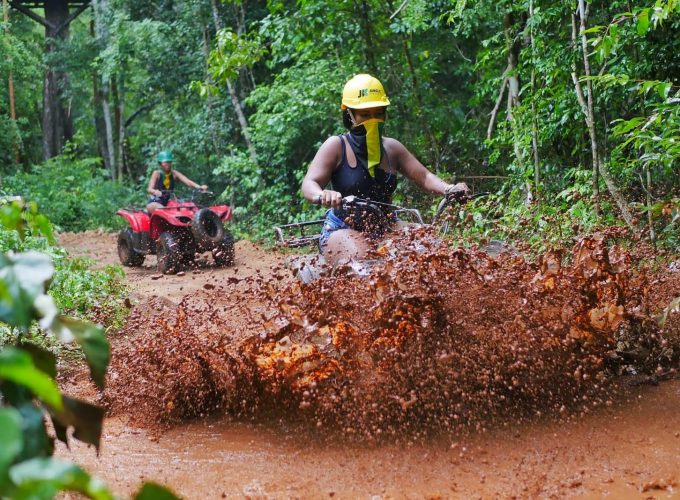 ATV DRIVING , CENOTE AND ZIPLINES