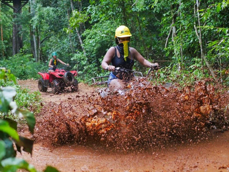 ATV DRIVING , CENOTE AND ZIPLINES